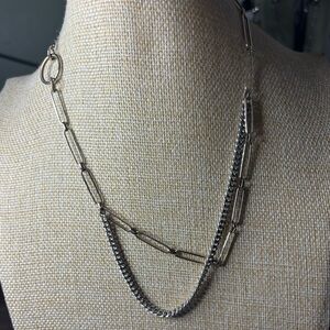Justine Clenquet dual chain necklace